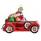 Old World Christmas 3.0 Inch Santa In Antique Car Christmas Tree Ornament , Ornament Travel Delivery